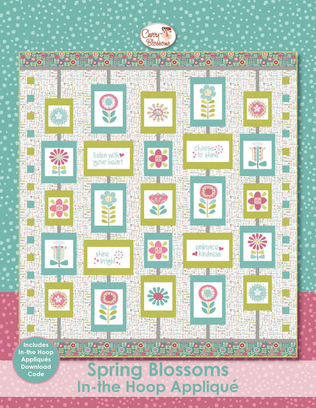 Spring Blossoms In the Hoop Applique