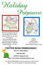 Holiday Potpourri Machine Embroidery CD
