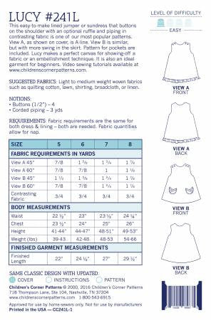 Lucy  - 1-4 Pattern