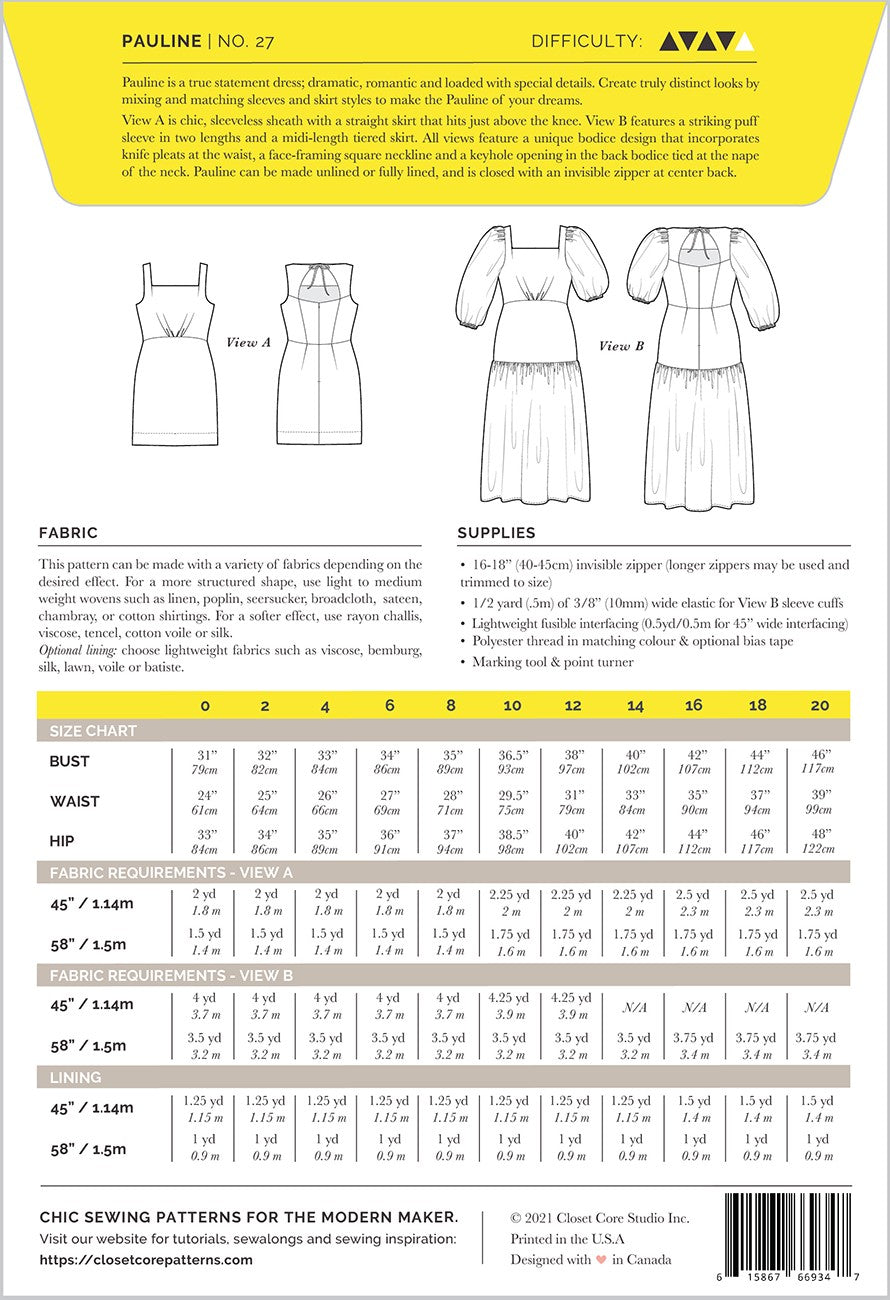 Pauline Dress Pattern
