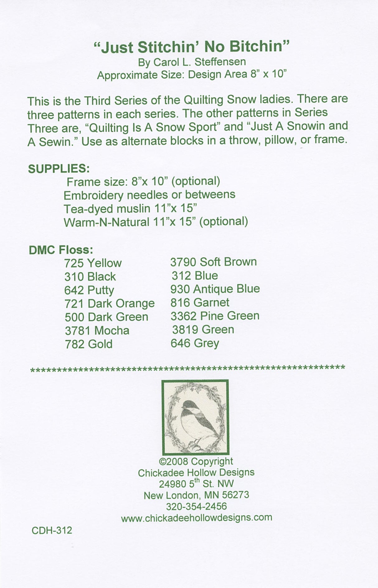 Just Stitchin No Bitchin