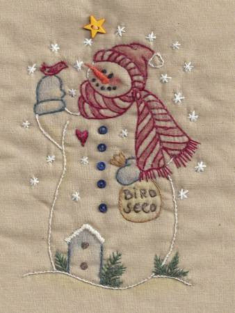 Birdseed Snowman