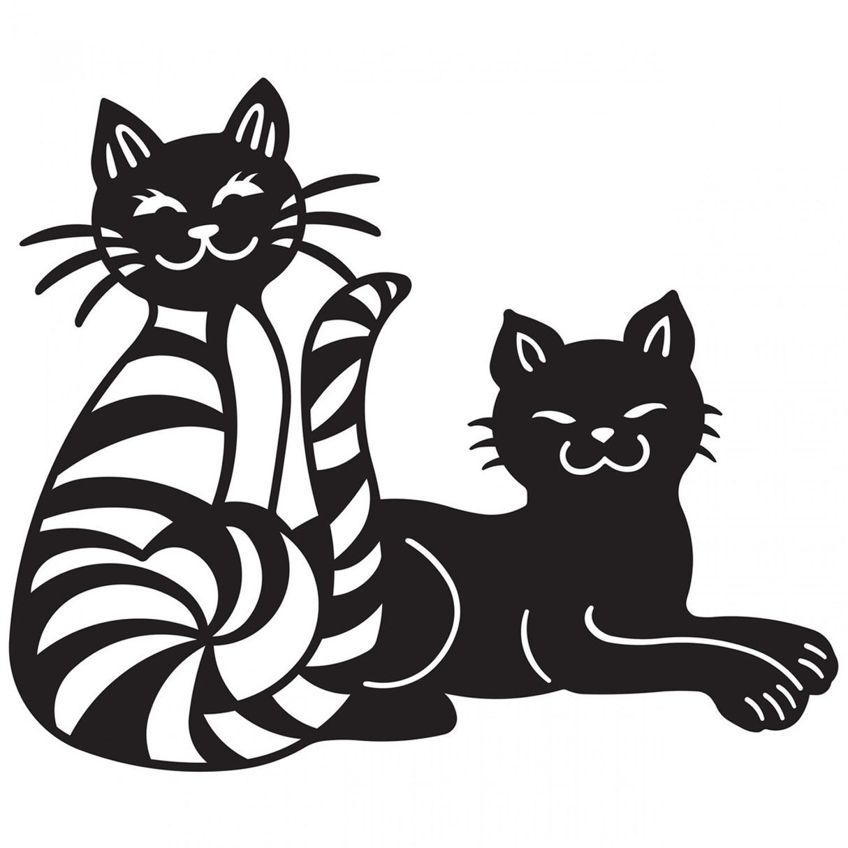 12in x 10in Cats Meow Creative Iron