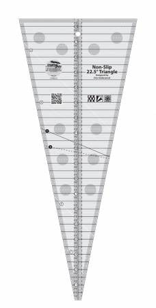 Creative Grids 22.5 Degree Triangle Ruler