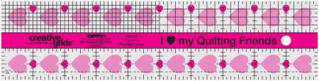 I Love My Quilting Friends Ruler