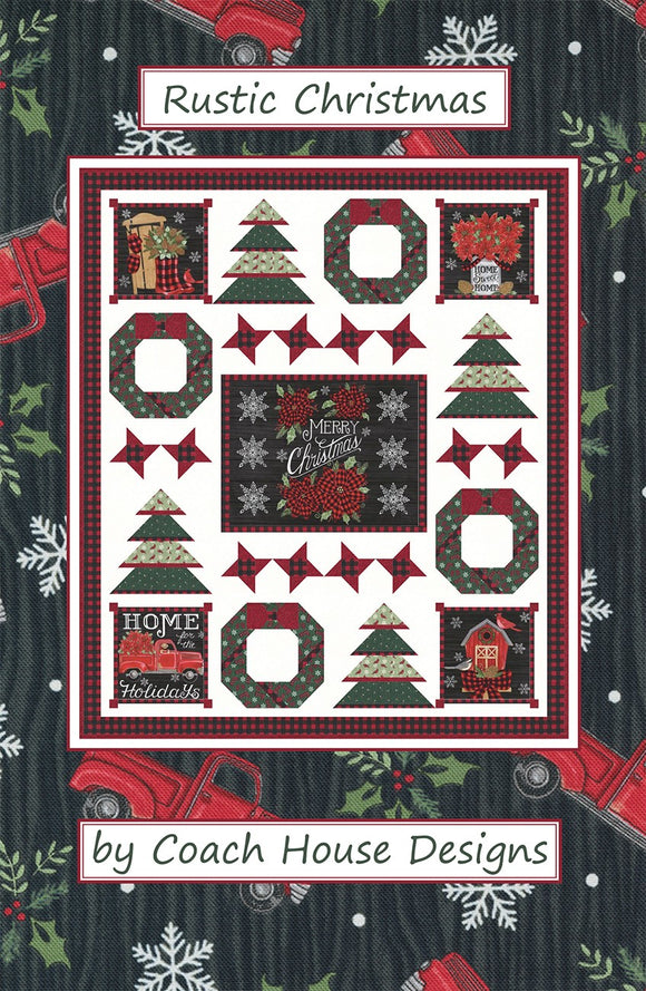 Rustic Christmas Quilt Pattern by Coach House Designs
