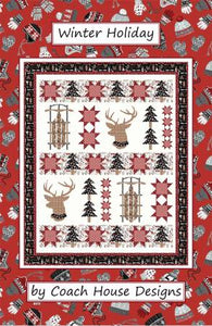 Winter Holiday Quilt Pattern by Coach House Designs