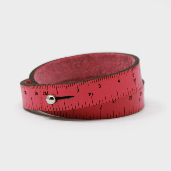 17in Wrist Ruler - Hot Pink