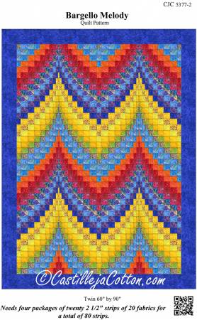 Bargello Melody Quilt Pattern by Castilleja Cotton