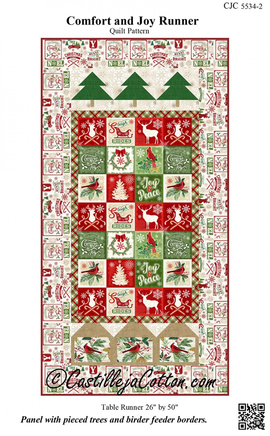 Comfort and Joy Runner Pattern