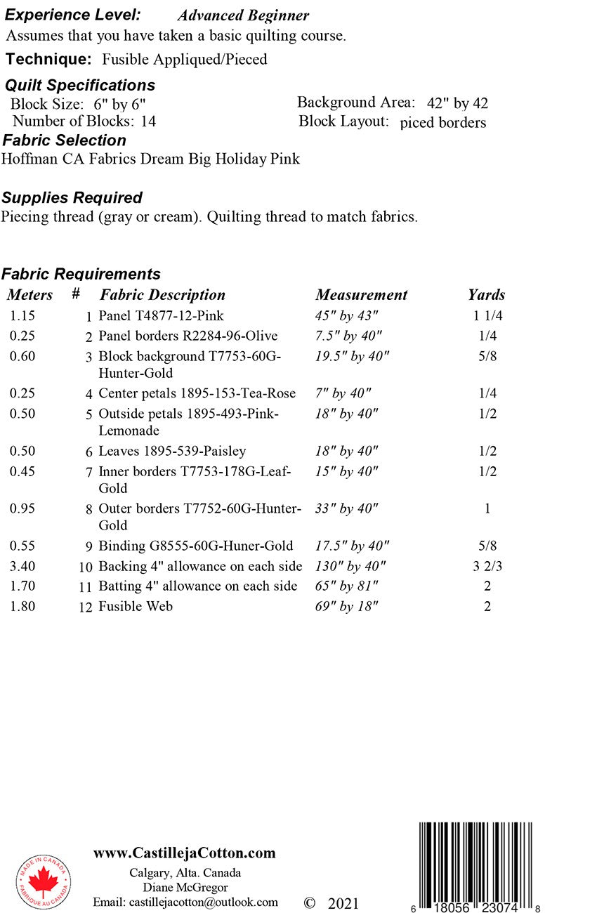 Holiday Poinsettia Pink