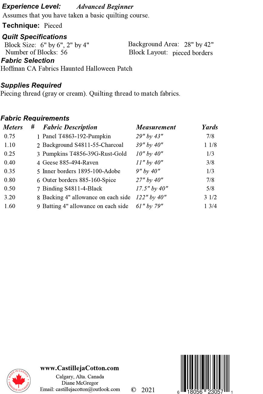 Haunted House Pattern
