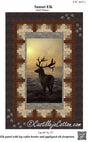 Sunset Elk Quilt Pattern by Castilleja Cotton