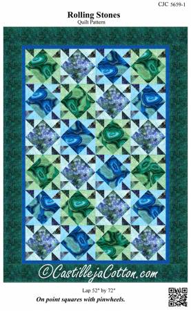 Rolling Stones Quilt Pattern by Castilleja Cotton