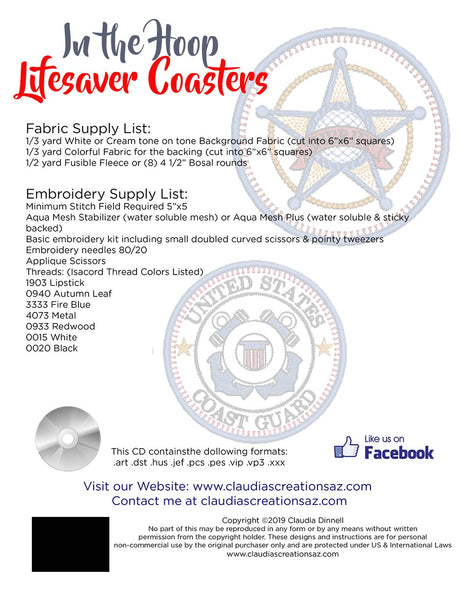 Lifesaver Coasters