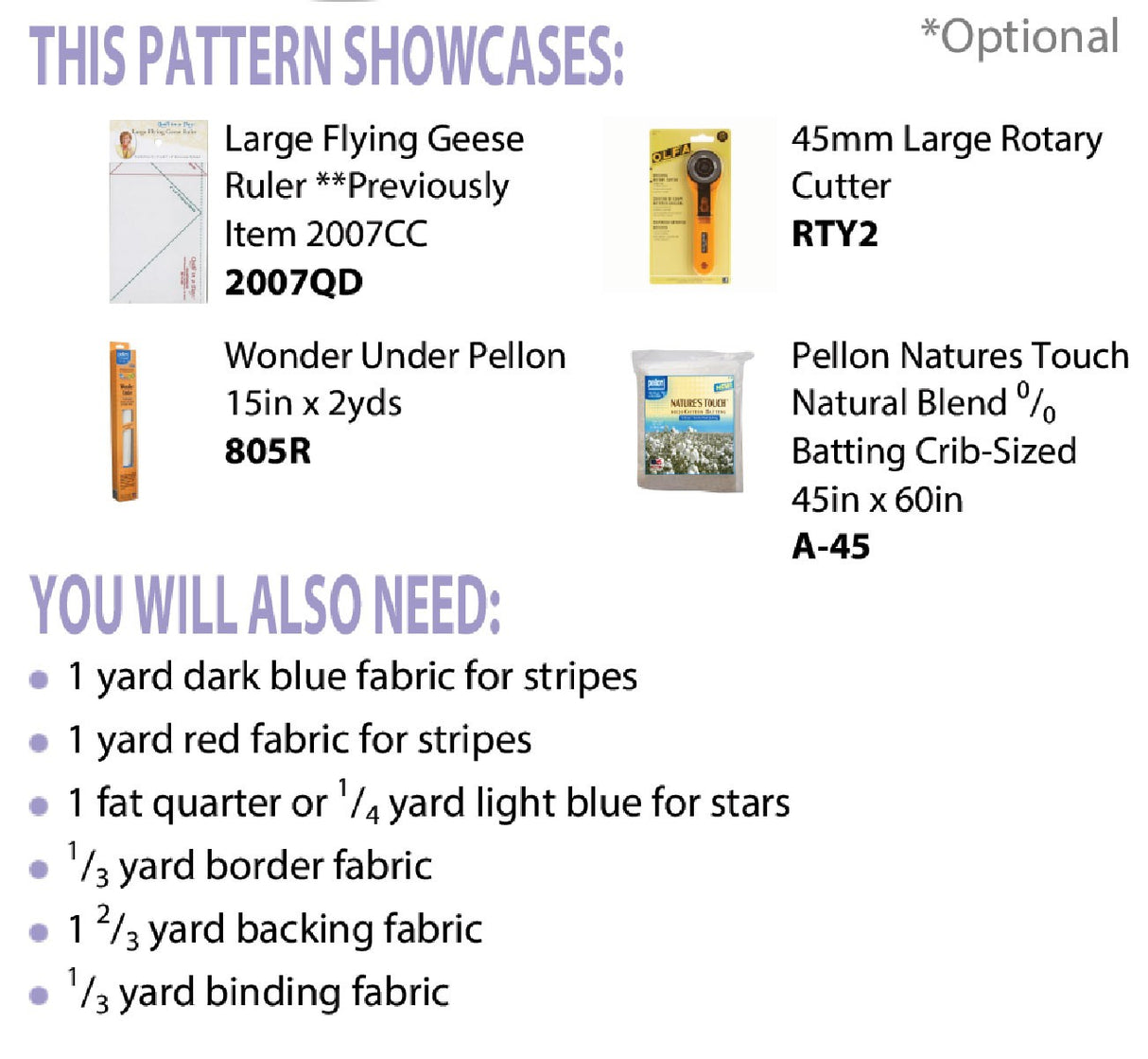 Stars and Stripes Table Runner