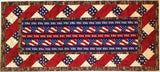 American Honor Table Runner Pattern by Cut Loose Press
