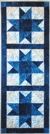 Color Me Blue Runner Pattern by Cut Loose Press