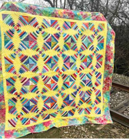 Pineapple Smoothies Quilt Pattern by Cut Loose Press