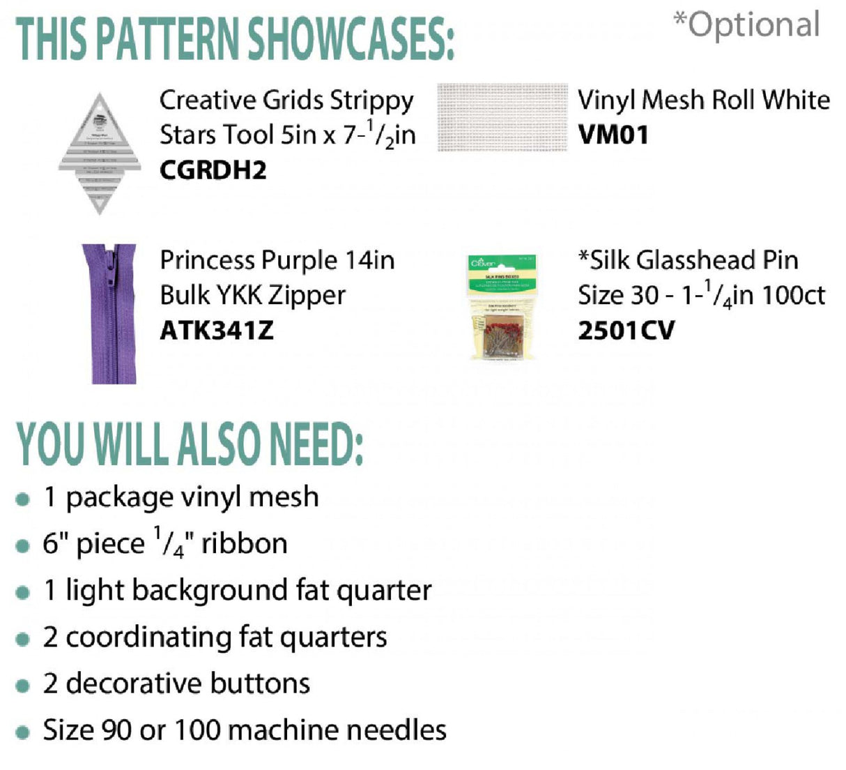 Strippy Stars Zipper Bag