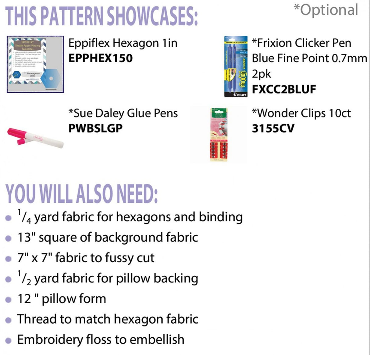 Hexagon Frame Pillow