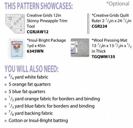 Back of the Gametime Table Runner by Cut Loose Press