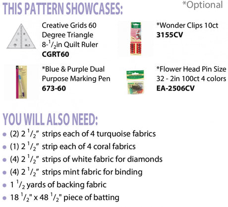 Aztec Diamond Table Runner