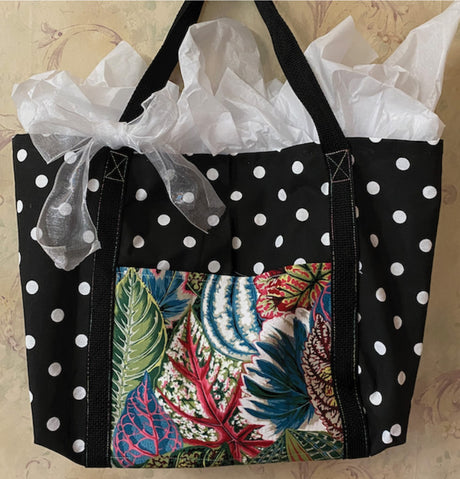 Tea Towel Tote Bag Pattern by Cut Loose Press