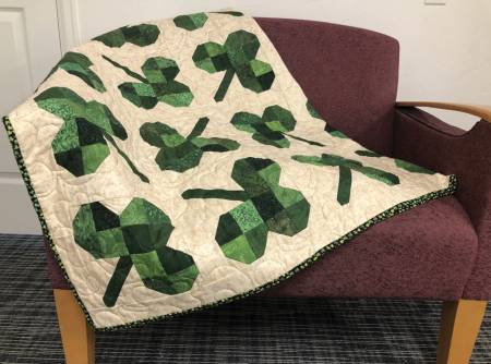 Tumbling Shamrocks Quilt Pattern by Cut Loose Press