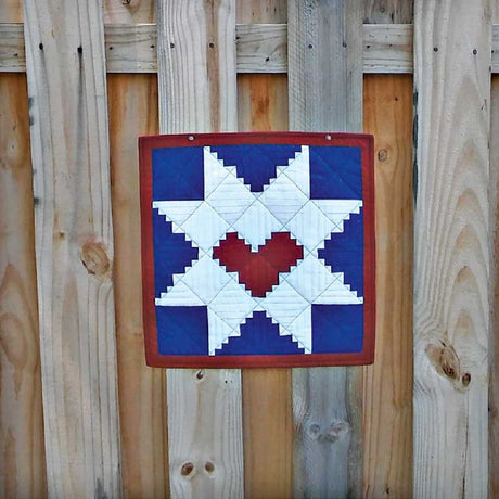 Log Cabin Star Mini Quilt