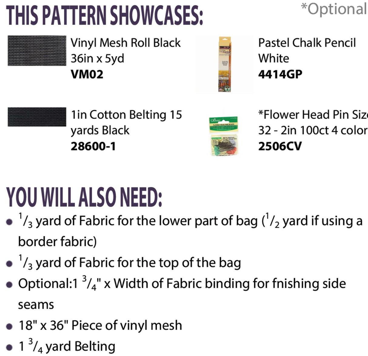 Vinyl Mesh Market Bag Pattern by Cut Loose Press