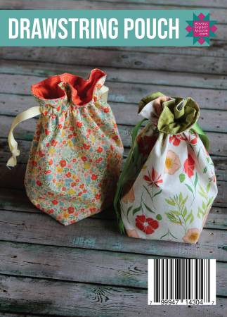 Draw String Bag Postcard Pattern by Carolina Moore
