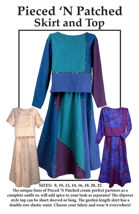 Pieced 'N Patched Skirt and Top