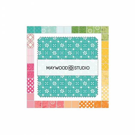 5in Squares Kim's Picks Full Bloom, 42pcs/bundle by Maywood Studio