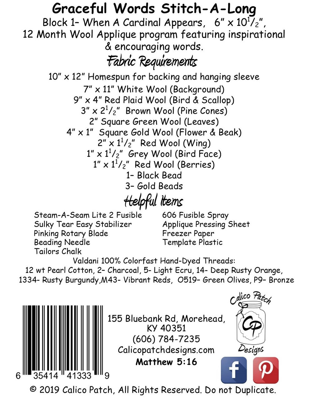 Graceful Words 1: When A Cardinal Appears