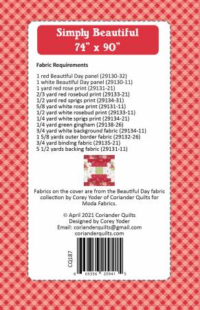 Simply Beautiful Quilt Pattern