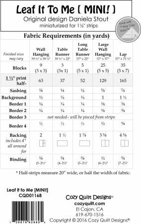 Leaf It To Me Mini