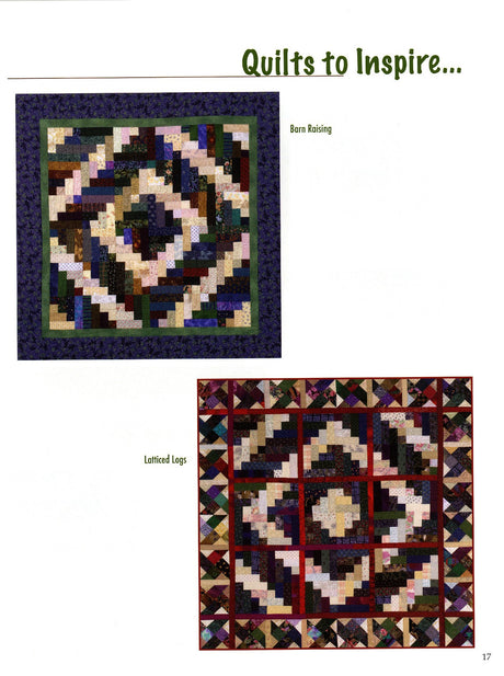 Half Log Cabin Quilts