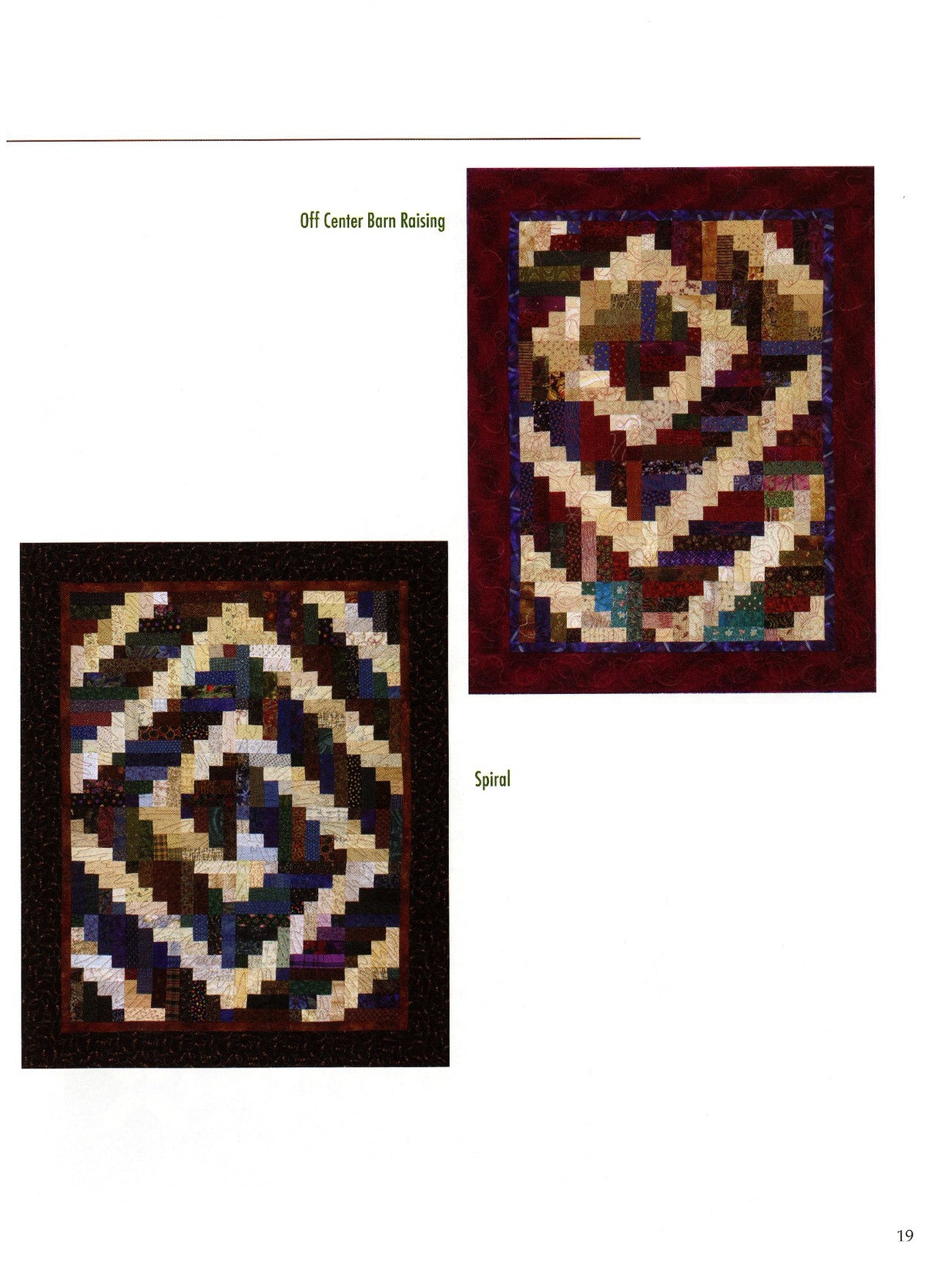 Half Log Cabin Quilts