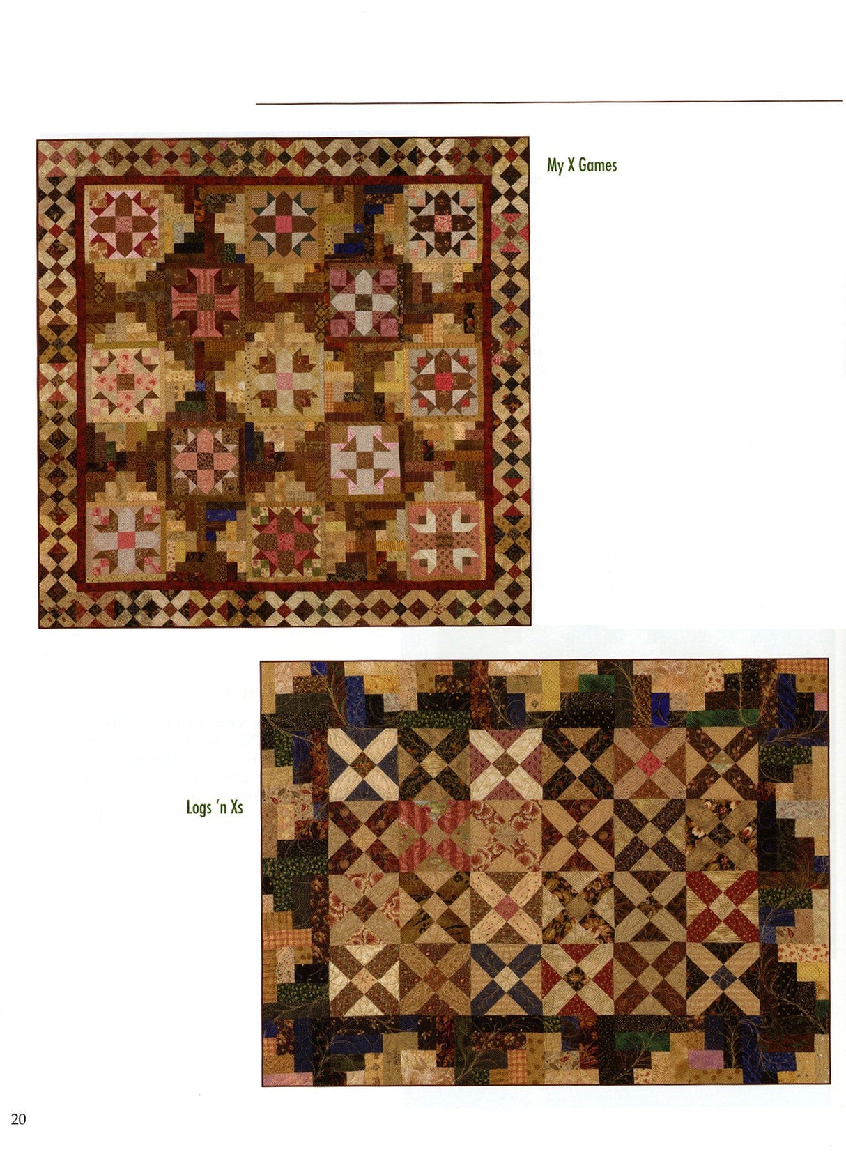 Half Log Cabin Quilts