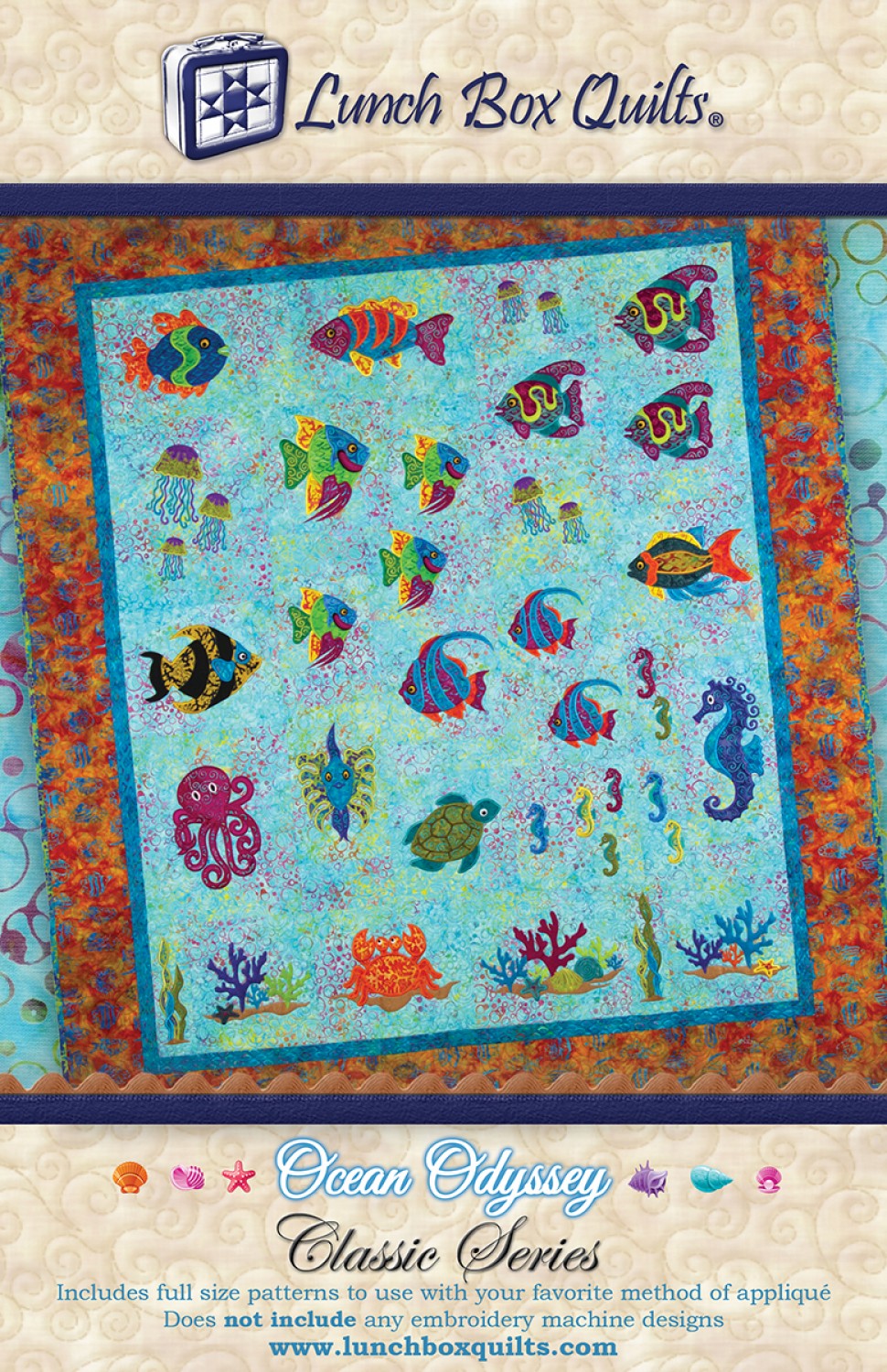 Classic Series Ocean Odyssey Applique Quilt Pattern