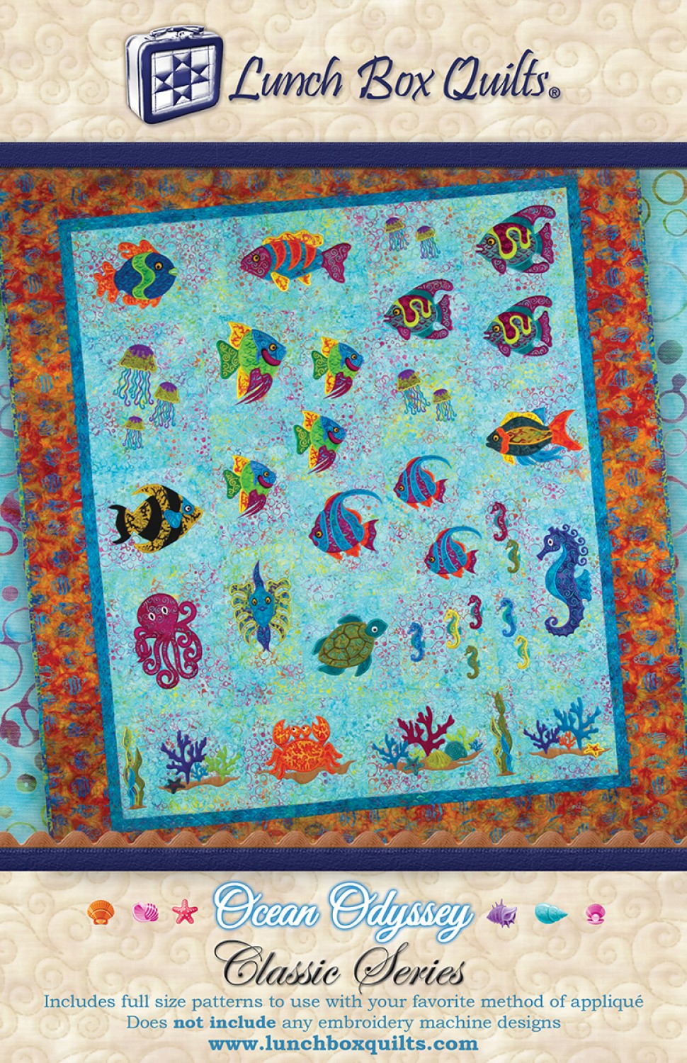 Classic Series Ocean Odyssey Applique Quilt Pattern