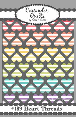 Heart Threads Quilt Pattern by Coriander Quilts