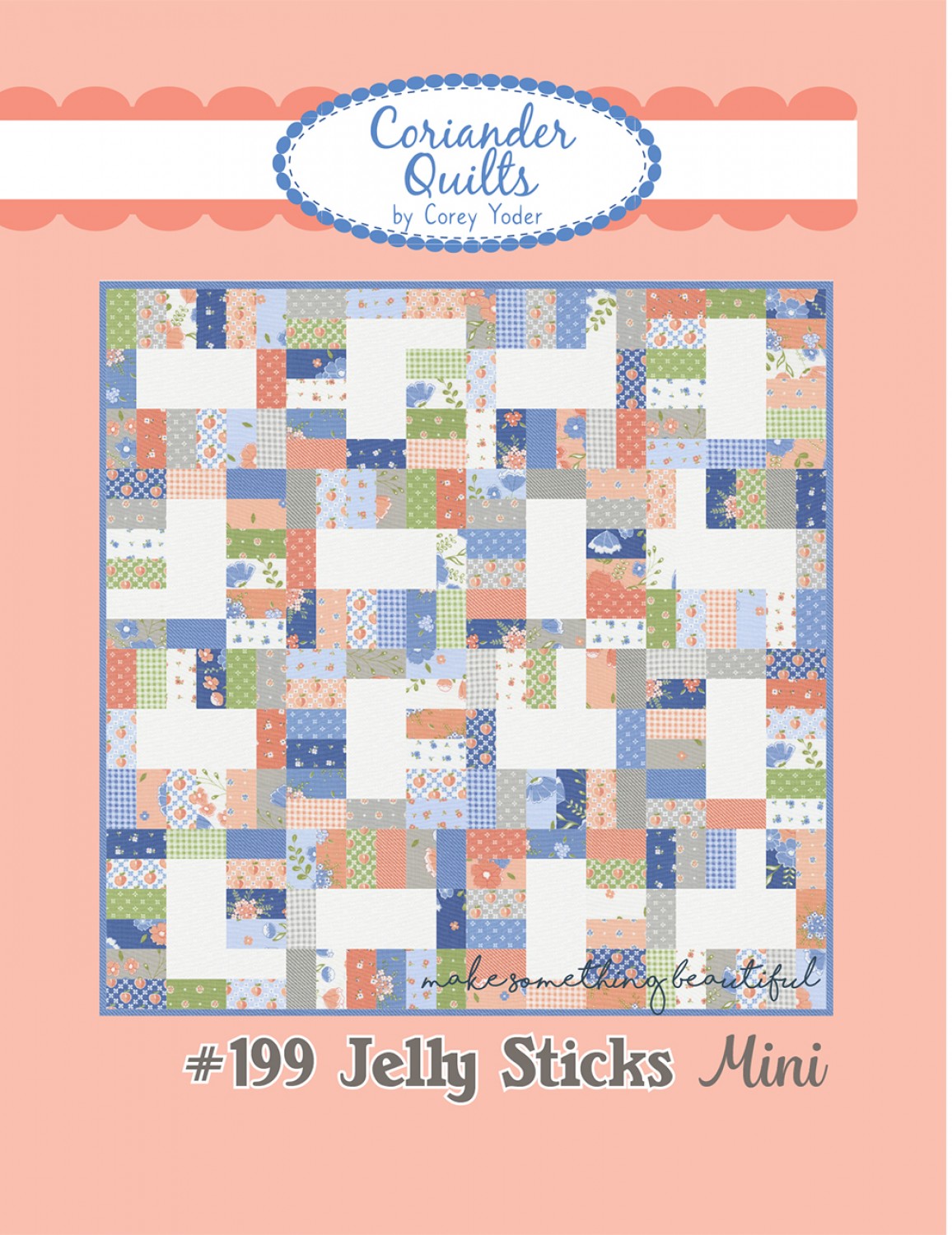 Jelly Sticks Mini Quilt Pattern by Coriander Quilts