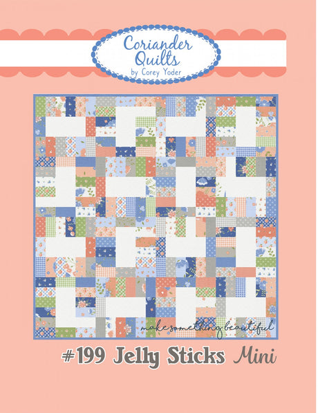 Jelly Sticks Mini Quilt Pattern by Coriander Quilts