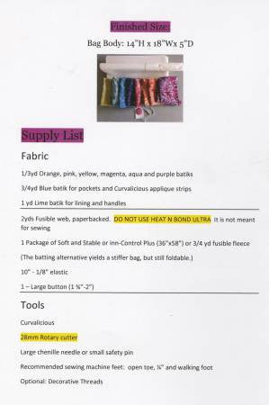 Curvalicious Tote Bag Pattern