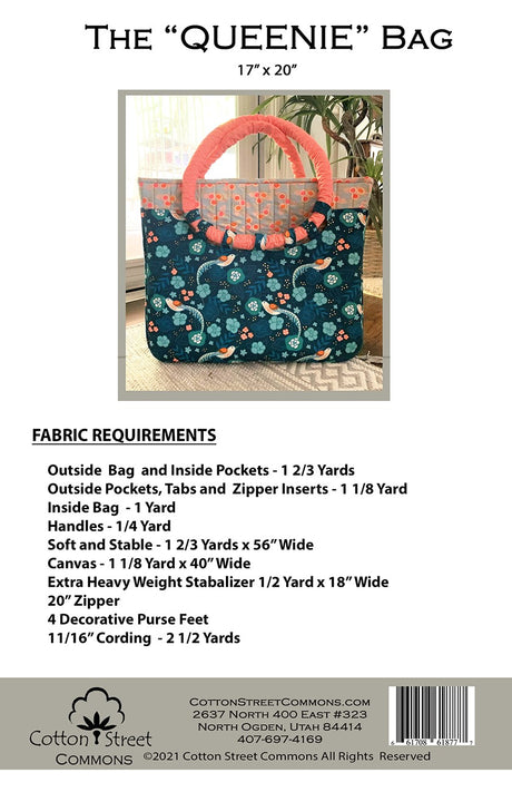 The Queenie Bag Quilt Pattern