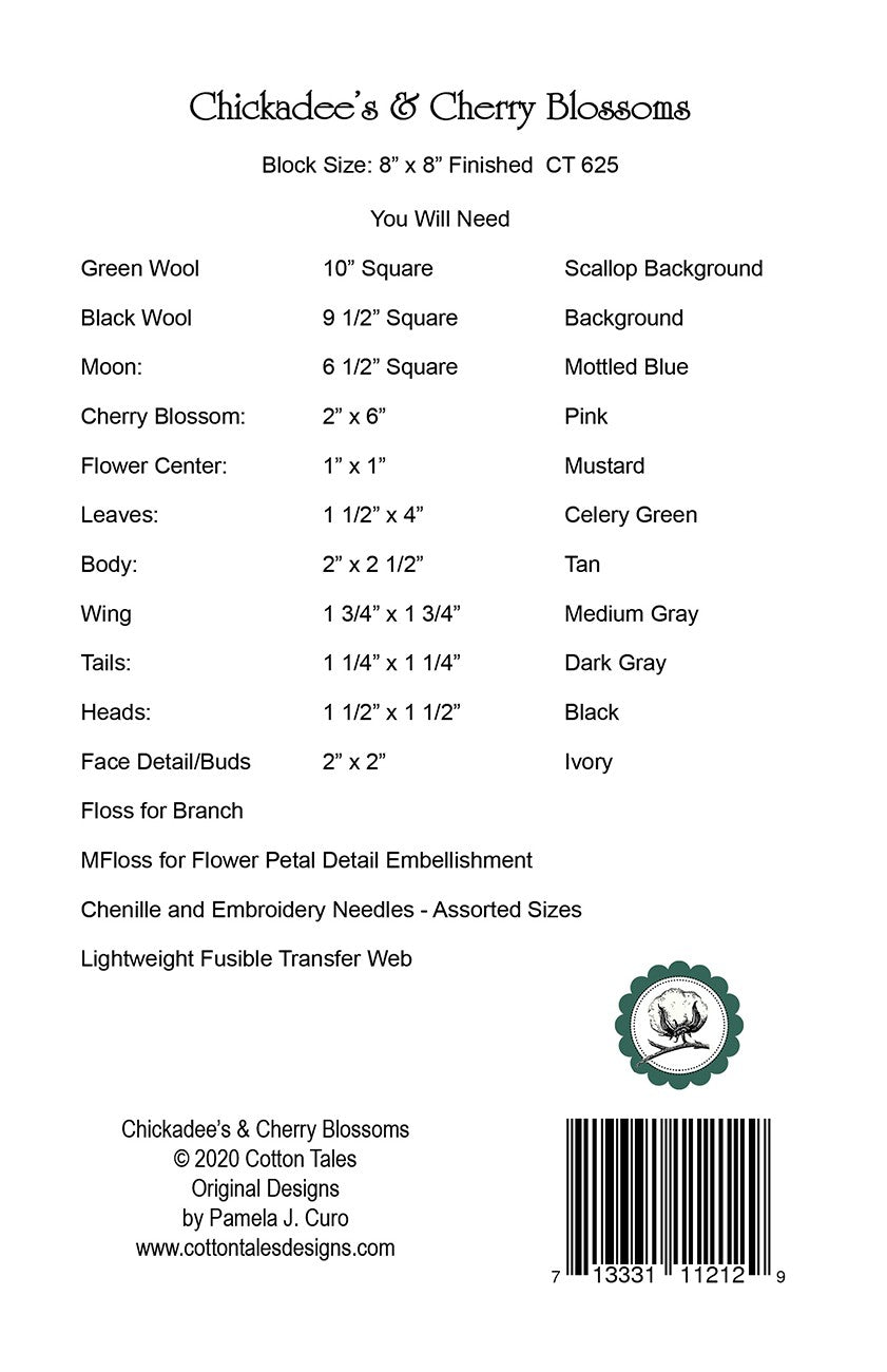 Chickadees and Cherry Blossoms