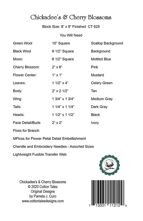 Chickadees and Cherry Blossoms