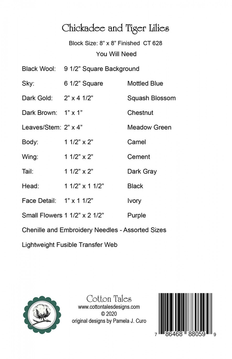 Chickadee and Tiger Lilies